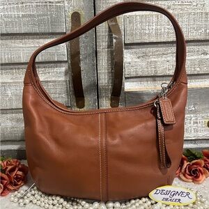 COACH Vintage Ergo British Tan Leather Hobo Shoulder Bag 12347